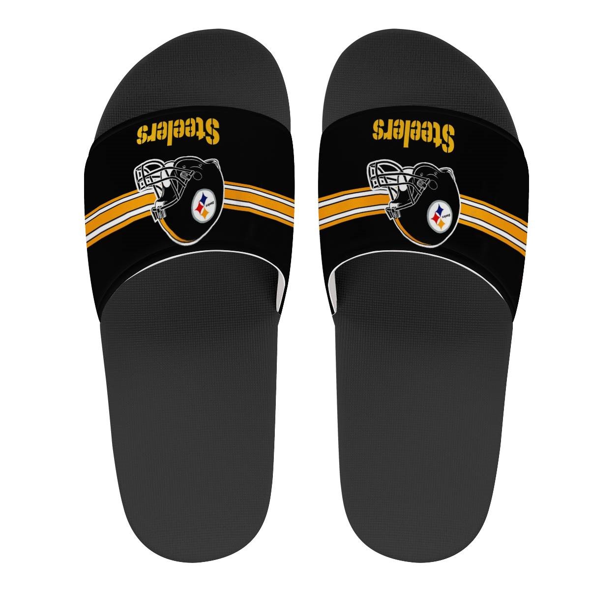 Men's Pittsburgh Steelers Flip Flops 001 Men's Pittsburgh Steelers Flip Flops 001
